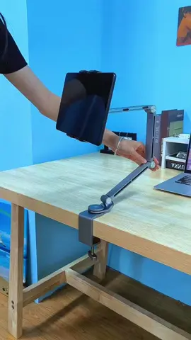 Giá đỡ máy tính bảng, điện thoại kẹp bàn vô cùng tiện lợi #giadomaytinhbang #giadokepcanhban #phukien #congnghe #xuhuongtiktok 