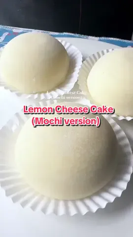 Lemon Cheese Cake (Mochi version) Recipe linked in my bio. #mochi #lemon #cheese #cheesecake #softcake #lemonmochi #fyp #viraltiktok #viralvideo 