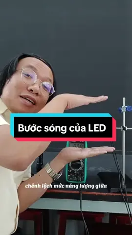 Màu sắc của LED và năng lượng photon #anhsang #quanghoc #thinghiem 