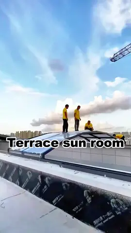 Terrace mobile sunroom. #gazebo #awing #Sunroom #Motorizedpergola #grapevines #electricgazebo #SmartGazebo #aluminiumprofiles  #OutdoorLiving #gardenhouse #architectureexterior #garden #aluminiumfabrication #aluminumalloy #HurricaneResistant #Strong #Strong #highquality #Customization #GardenDesign #enjoytimes #OutdoorLiving #BackyardBliss #decor #style #art #tottme #tottmetal #chinawindoors 