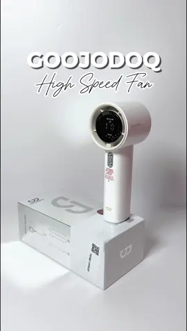 Goojodoq super high speed turbo fan 😍 The design is so aesthetic and it release super stong air 💨 #turbofan #highspeedfan #minifan #portablefan #goojodoq #aesthetic 