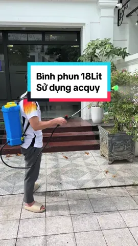 Bình phun điện Sử dụng acquy, Dung tích 18L #binhphunthuoctrusau #binhphun #phunthuoctrusau #nhacuadoisong #fyp #xyzbca #xuhuong 