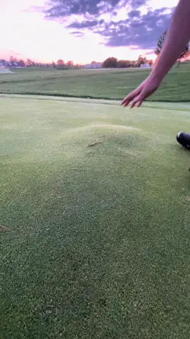 Satisfying air bubble#golfcoursemaintenance 