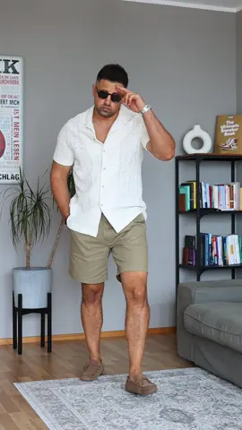 Elevate your casual style with this perfectly balanced summer look. ☀️  The crochet knit shirt in ecru adds a touch of cozy elegance.  I’m pairing it seamlessly with khaki cotton Bermuda shorts for that relaxed yet refined vibe.  Complementing the outfit, the brown loafers bring in classic sophistication.  And, of course, I can’t forget my Tissot PRX wristwatch—it’s the perfect touch of timeless luxury. ✔️ Whether you’re out for a weekend brunch or just enjoying a sunny day, this ensemble is the epitome of effortless style. You can get the outfit if you click the link in my TikTok profile. 🔗 #mensfashion #mensstyle #menswear 