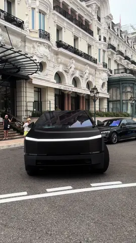 Not your classic tesla 🫣 #tesla #cybertruck #rich #millionaire #Lifestyle #monaco #supercar #carslover 