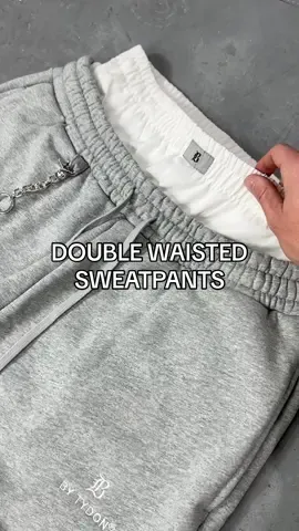 DOUBLE WAISTED SWEATS ‼️ #fyp #streetwear #clothingbrandowner #bytydon 