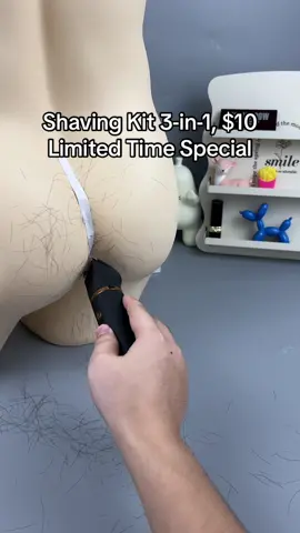 The shaving kit is three in one, and I placed the discount coupon under the video.#TikTokShopSpringSale #BloomingDeals #dealsforyoudays #TikTokShopBackToSchool