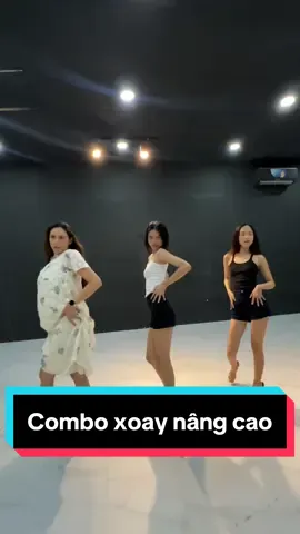 Lớp học combo xoay nâng cao cùng cô Yến tại học viện sẽ như thế nào nè 😍 #vohoangyen #vohoangyenacademy #tiktokgiaitri #catwalk #model #training #pose 