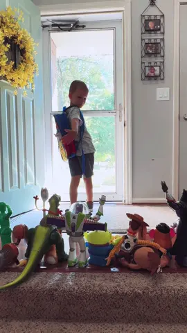 The hardest part of sending your oldest off is seeing that empty car seat on the way back home and knowing your youngest won’t have her daytime playmate anymore 😭🫶🏻 This growing stuff is so hard!! But I know he will have so much fun and can’t wait to hear all about it! 🥰 #firstdayofschool #toystory #kindergarten #sayinggoodbye #firstdayofkindergarten #pixar #school #sahm #sahmlife #oldestchild 