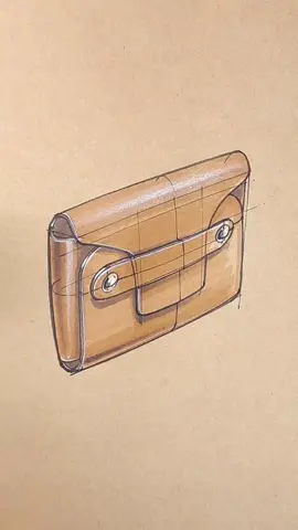 ASMR🎧 - Card wallet . Sketch Tools in this video 👉Pen: Tradio stylo pen 👉Markers: AD marker, Alpha marker 👉White Color pencil: Prismacolor . Sketch by Jeongmo 🙋‍♂️ @sketchfactorysd . #sketching #productdesign #designsketch #sketchbook #sketches #drawing #cardholder #cardwallet #walletdesign