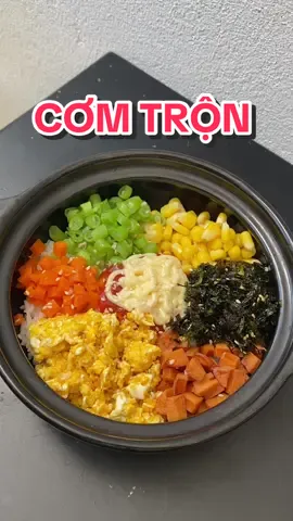 Cơm trộn vét tủ lạnh  #comtron #comtronhanquoc 