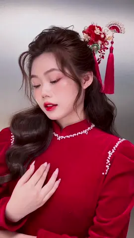 Makeup cô dâu dạm hỏi #xuhuong #vthymakeup #makeup 