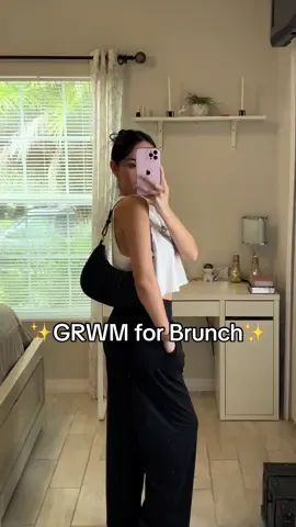 GRWM for brunch🫶🏻 #grwm #OOTD #fitcheck #brunchfit #comfyoutfits #grwmoutfit #fypage 