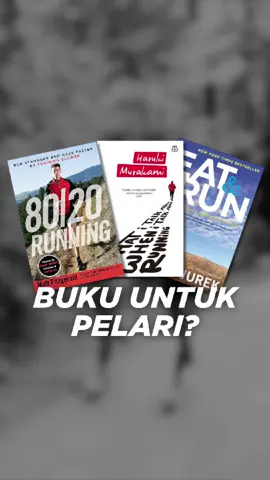 Buku lari yang bisa menambah inspirasi! #Running #Books #Buku 