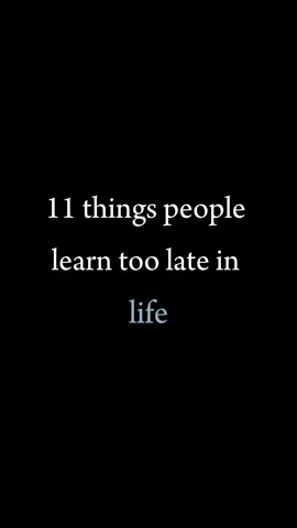 11 things people learn too late in life! #life #changelife #denzelwashington #quotes #trending #fyp 