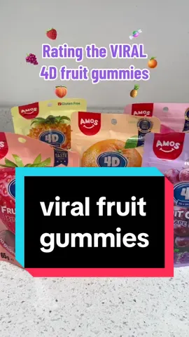 Rating the VIRAL 4D gummies 🍓🍇🍊🍑🍍🍬 #viral #trend #trending #gummies #sweets #candy #sweeties #amos #foryou #foryoupage #newfoodfinds #Foodie #fyp #fyppppppppppppppppppppppp @Aldi UK 