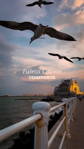 🌊Faleza Cazino | Constanta  #constanta #romania #fyp #viral #fy #foryou #aesthetic #cinematics #arhitecture #urban #videography #sunset #travel #naturelover 