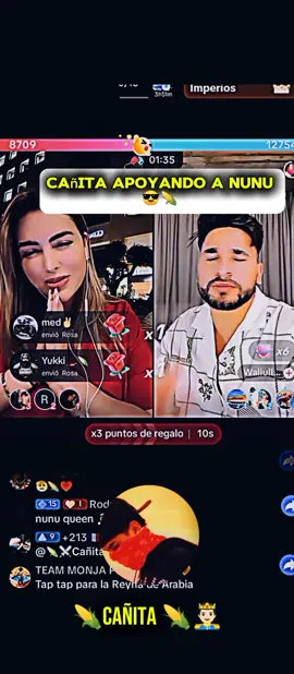 cañita llega a su live de nunu ya apoya 😎🌽💛(que lindo de su parte) #cañita #choclitas🌽⚔️👸🏼🎀 #teamchoclitos🌽 #choclitos🌽 #foryou #arabe #cañita #foryou #foryoupage #foryou #fypシ゚viral #fypage @🌽⚔️Cañita⚔️🌽 @🦁Nunu🦁 