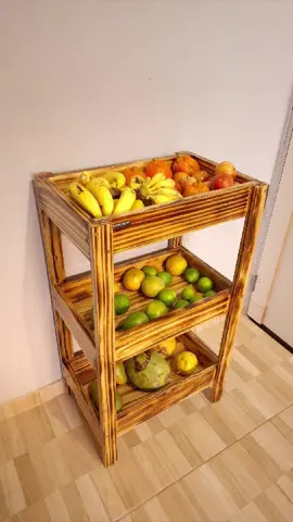 Fruteira Feito em madeira pinus, veja como fazer  #satisfying #marcenariacriativa #decoracaomadeira 