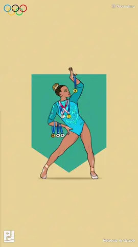 Rebeca Andrade! A maior atleta da HISTÓRIA do Brasil! 🇧🇷 Wallpapers grátis disponível na bio! . . @Rebeca Andrade  @timebrasil @CBG Ginástica   . #TimeBrasil #JogosOlímpicos #ilustracao #ilustracaodigital #olimpiadas #ginastica #rebecaandreade