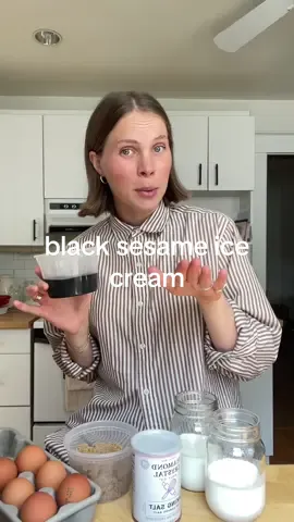 black sesame and @Diamond Crystal Salt Co ice cream!!! 