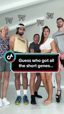 He thought he was tall…until he made us😂 what height do you consider tall? #shortking #tall #fam #height @Shane Temara 