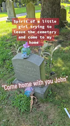 spirit of little almost six year old Mamie wants to come home with me. Unfortunately the undisclosed location has enough spirits of children that shouldn’t be there. #LIVEhighlights #TikTokLIVE #LIVE #paranormal #paranormaltiktok #paranormalvideos #haunted #grave #cemetery #hauntedtiktok #gravetok 