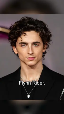 Timothée Chalamet Playing Flynn Rider in Live Action Tangled? #fyp #disney #tangled #timotheechalamet 