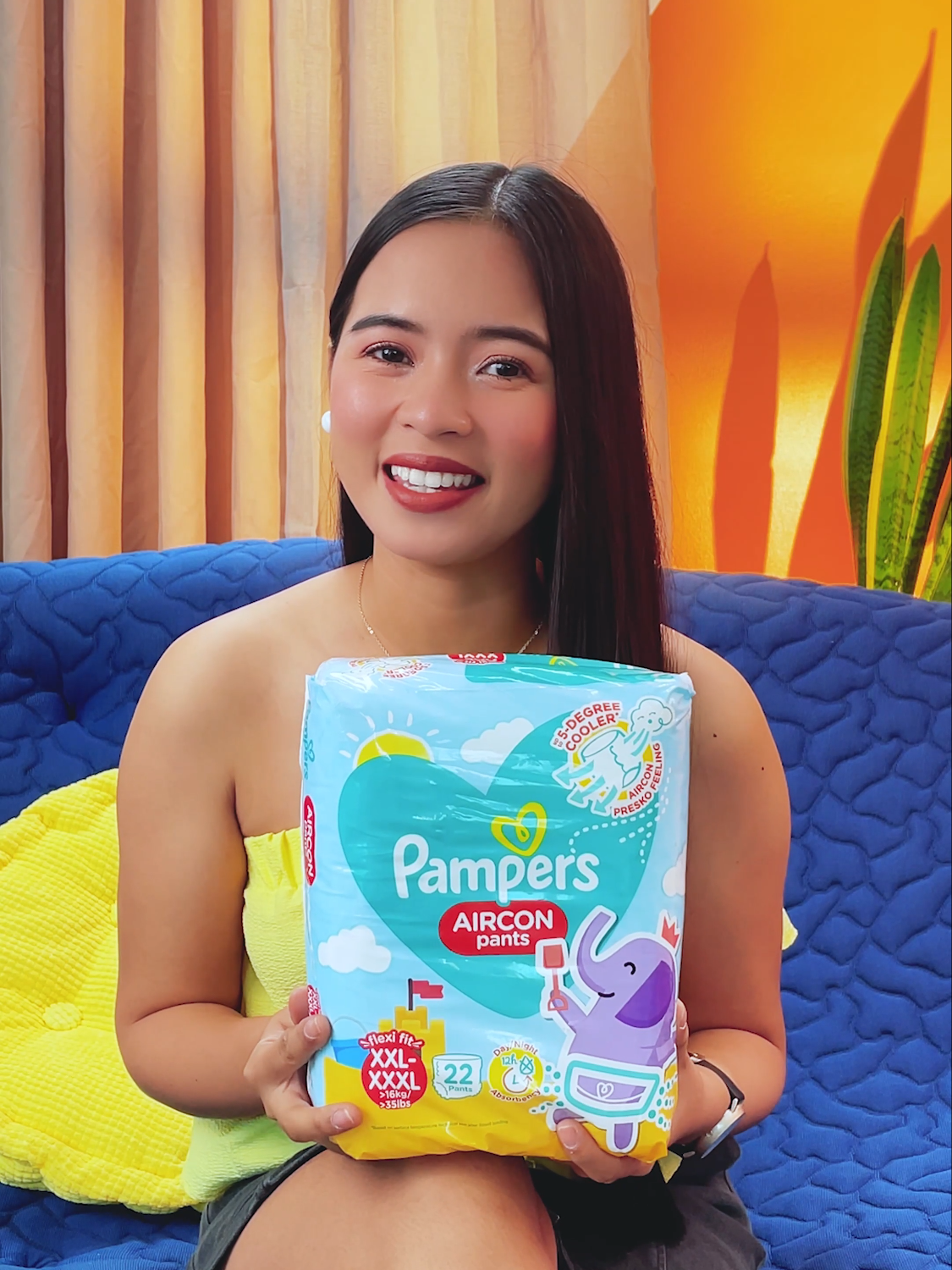 Baby stays cool and comfy with Pampers Aircon Pants! Perfect for active days. ❄️👶 #PampersPH #AirconPants #PaydaySale #BabyCare #TikTokMom