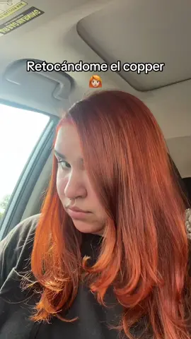 Me pinté el pelo ya hacía falta #haircoloring #copperhair #salondominicano #boricua #humor 