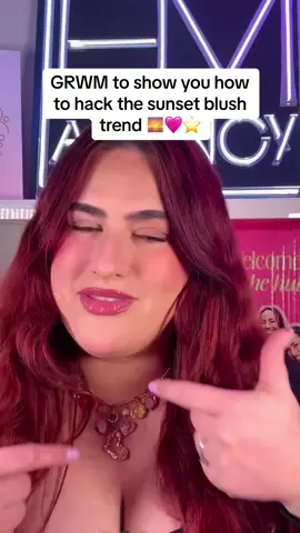 #founderspotlight with La Jefa @Gaby from @Alamar Cosmetics! 🩷 as she brings you this #makeuptutorial on how to transform your makeup look with the #sunsetblushtrend using #AlamarCosmetics products 🩷💚💙⭐️ Thank you for stopping by, Gaby! 🫶 You can now shop Alamar products in our #tiktokshop  - #innovatethelabel #itlmarketplace #beautymarketplace #makeuptutorial 