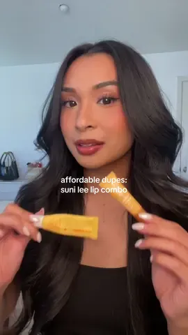 Replying to @aaabigggailll affordable dupes for suni lee lip combo for medium tan skin 💗 #sunilee #olehenriksen #olehenriksenliptreatment #liptreatment #peptide #peptideliptreatment #affordable #dupe #drugstore #drugstorebeauty  @L.A. Girl Cosmetics  @elfcosmetics  @Morphe Cosmetics #greenscreen 