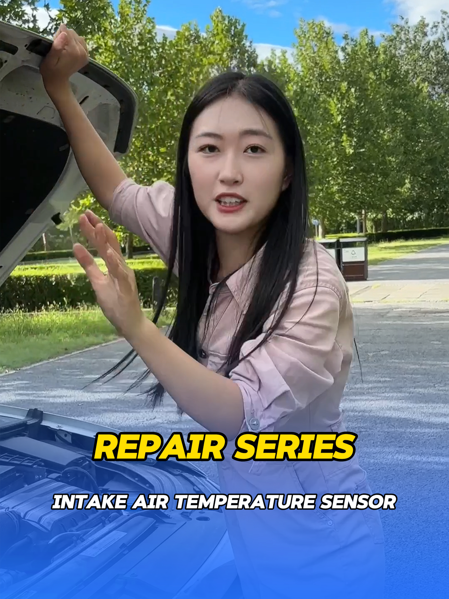 Clean the intake air temperature sensor yourself #skills#mechancia#mechanic#carrepairing#DIY#automobile#car