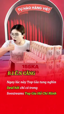 C.Ự.C C.Ă.N.G  Vào ngay livestream TopGia Hồ Chí Minh để hóng các bác ơiii #hongbien #khangiay #khangiaytopgia #tietkiem #antoan #sale #topgiahcm 