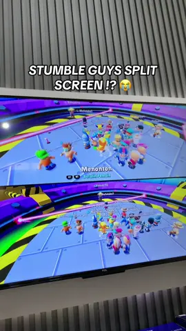 WOI BISA MAEN SAMPE 4 STIK SPLIT SCREEN DNG 😭 #fyp #fypシ゚ #ps #playstation #splitscreen #stumble #stumbleguys 