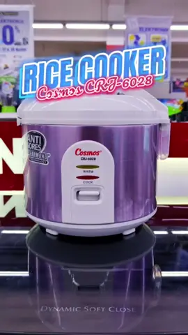 Rice Cooker Kapasitas 1,2 Liter Dengan Desain Elegen & Mewah Wajib Punya Cosmos CRJ-6028 #cosmos #ricecooker #ricecookercosmos #ricecookerviral #ricecookermurah #magiccom #merdekasale #gilagilajualan #belilokal #viral #fyp 