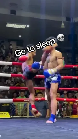 Good night I guess 💀 #fightnight #muaythai #knockout #kicktosleep 