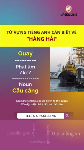 10 Từ vựng tiếng Anh cần biết về “Hàng Hải” #ielts #english #vocabulary #tuvungtienganh #ieltsupskilling #tienganhgiaotiep 