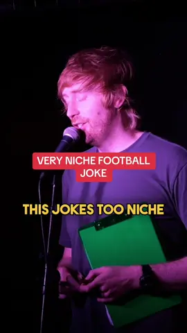 Niche football joke | On tour now | #standup #football #manutd #jokes #funny #haha #comedy #lmao 