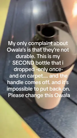 @owalalife Please fix the spring in the handle so I can keep one without breaking 🥺 p.s. : a replacement would be much appreciated 🥰🙏🏼 #owalawaterbottle #owala #fyp #foryou #capcut #brat #freesip #owalalife #owalatumbler #tumblersoftiktok 
