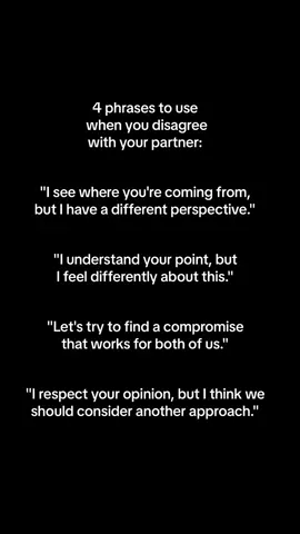 Respectful disagreement and compromise  #HealthyCommunication #RespectfulDisagreement #FindCompromise #UnderstandingPartners #mutualrespect 