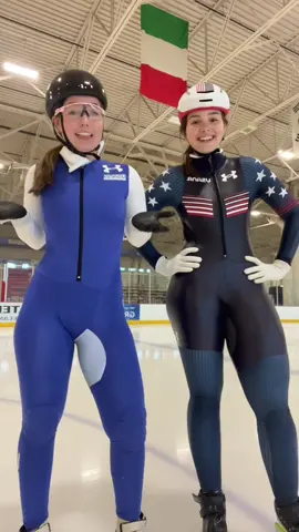 The Brunette Babes are reunited!! Did you miss us? 😉 #fypシ゚viral #speedskating #bas #athlete @NATAŠA @NASTASJA 