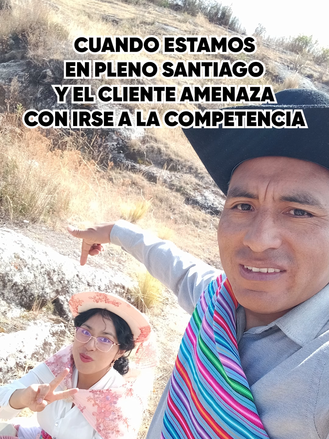Cuando el cliente no deja disfrutar del santiago #humor #fiestadesantiago #prestigio #kjantuperu #losdavila 