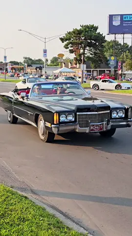 1971 Cadillac Eldorado Convertible Classic Car Drive By Woodward Dream Cruise 2024