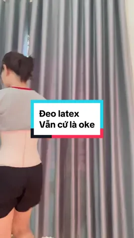 Các bác cứ nhìn e là biết đeo đai latex có dễ chịu hay k nhé😜#xuhuonglamdep2024 #dainitbunglatex #nitbunggiammo #tiktok #cute #viral 