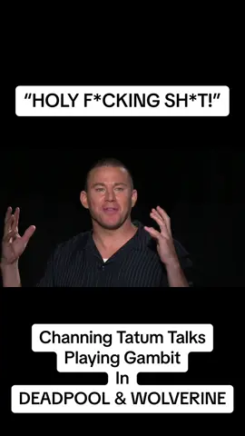 @Channing Tatum talks playing Gambit in DEADPOOL & WOLVERINE. #marvel #deadpool #wolverine #gambit #channingtatum 