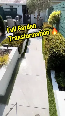 Full garden transformation 🔥 #landscape #transformation #inspiration #garden #fyp 