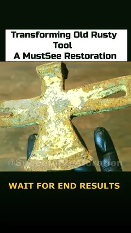 Transformation of a rusty old tool into an axe #axerestoration #restoration #rustytool #oldisgold #antique #asmr #asmrsounds #asmrtiktoks #foryou 