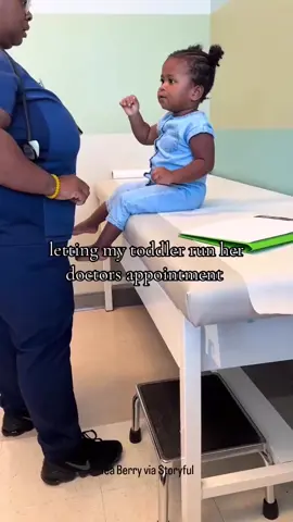 A nurse and toddler’s wholesome interaction at the doctor’s office has proven to be a viral hit, with footage of their conversation racking up over two million likes on TikTok. #news #fyp #doctor