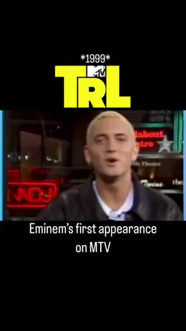 Eminem’s first MTV appearance on TRL, 1999. . . . : . . . . . . . . . #carsondaly #mtv #trl #eminem #90s #90skid #90sbaby #90saesthetic #throwback #nostalgia #nostalgic #childhood #childhoodmemory #retro #millenial  #memoryunlocked #90stv #80sbaby #90smusic #90shiphop #80skid #a90slife